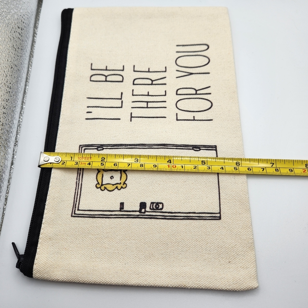 Friends zipper pouch, I'll be there for you, canvas - Picture 4 of 7